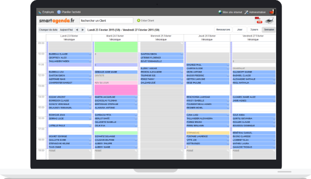 SmartAgenda | Site de prise de RDV en ligne - Agenda - Rappel RDV par SMS
